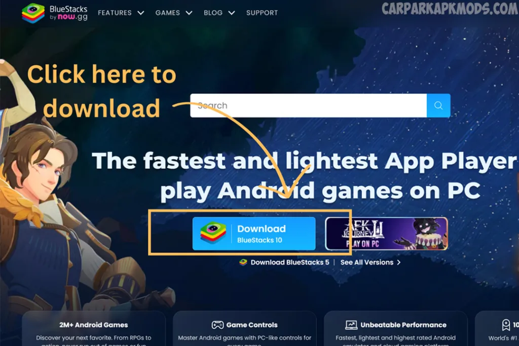 car parking multiplayer mod apk bluestacks Download emulator